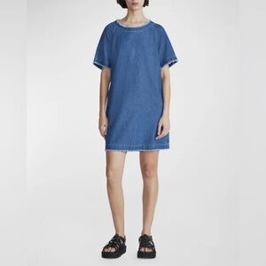 $295 rag & bone Blue Denim Dress